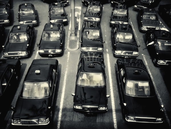 Photograph Clarisa Ponce De Leon Tokyo Taxis on One Eyeland